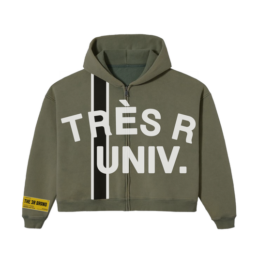 University Zip-Up ( Black )