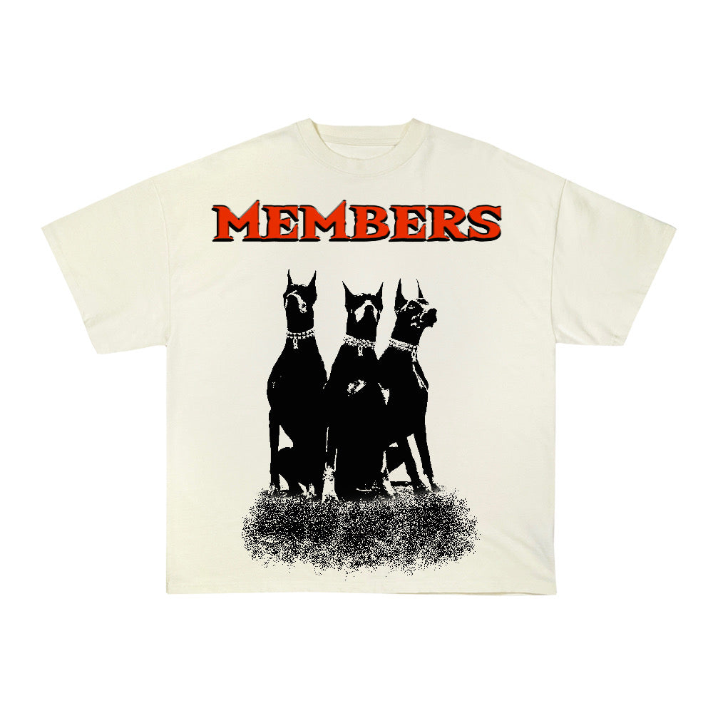 Members Tee Shirt Cream