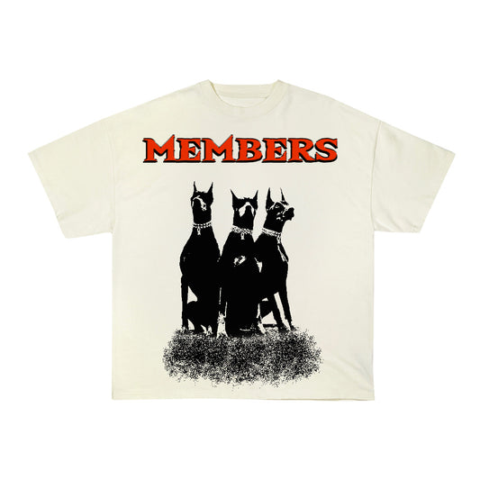 Members Tee Shirt Cream